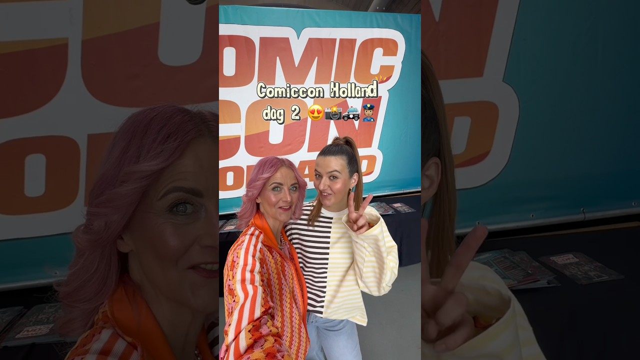 We kwamen nog dichterbij vandaag 😍🎤dag 1 comiccon Den Bosch #comiccon #therookie #celebrity #vlog