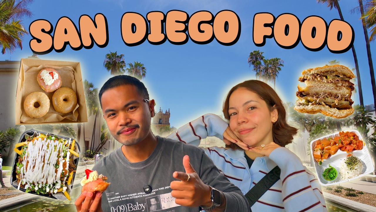 WHAT TO EAT IN SAN DIEGO | Burgers, Seafood, Mexican Food | California Food Vlog WHAT TO EAT IN SAN DIEGO | Burgers, Seafood, Mexican Food | California Food Vlog