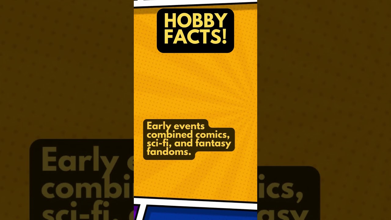 HOBBY FACTS! Did you know the first comic conventions were organized by science fiction fans? đź‘˝ HOBBY FACTS! Did you know the first comic conventions were organized by science fiction fans? đź‘˝