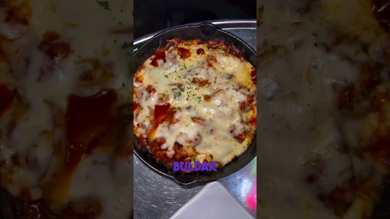 Late night Korean eats hit different at zzansushisoju in San Diego 🇰🇷🔥 From oozy Cheese Buldak