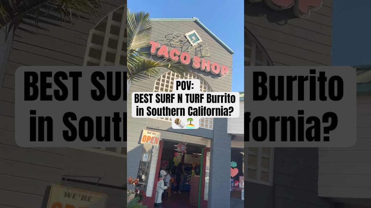 THE BEST SURF N TURF BURRITO IN SAN DIEGO (Meta Ray Ban POV)