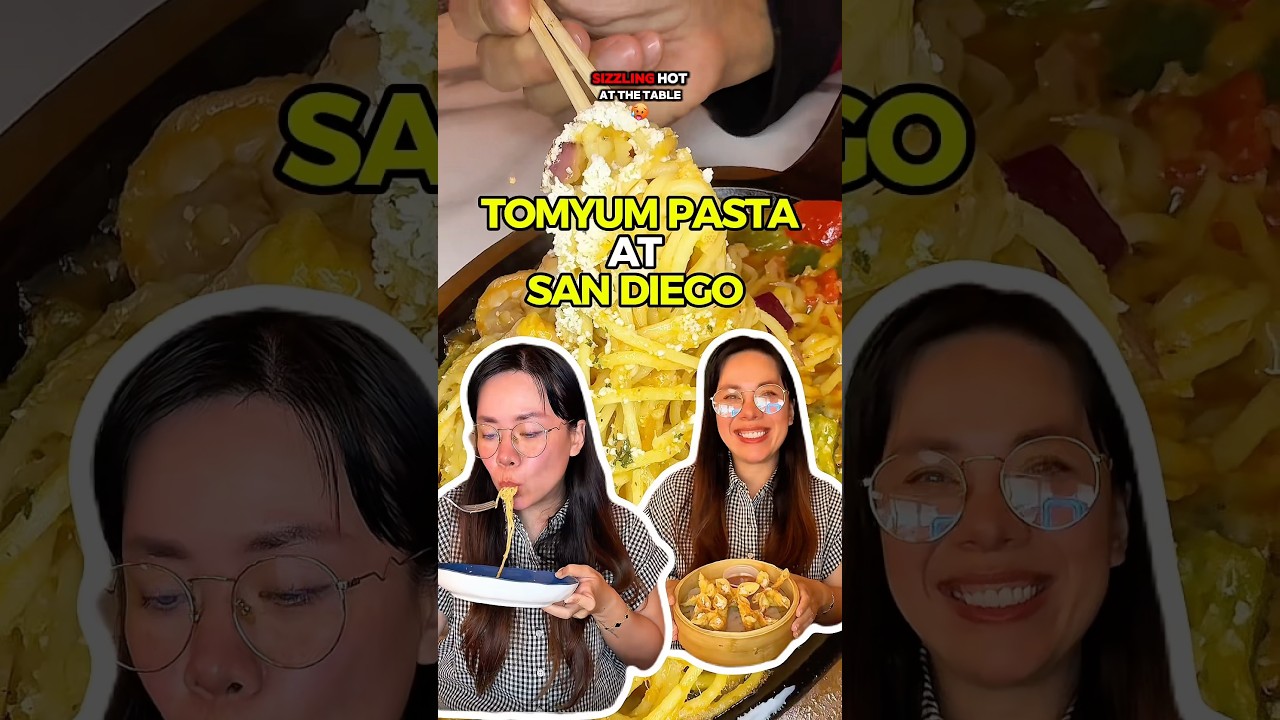 The best tomyum pasta at San Diego The best tomyum pasta at San Diego